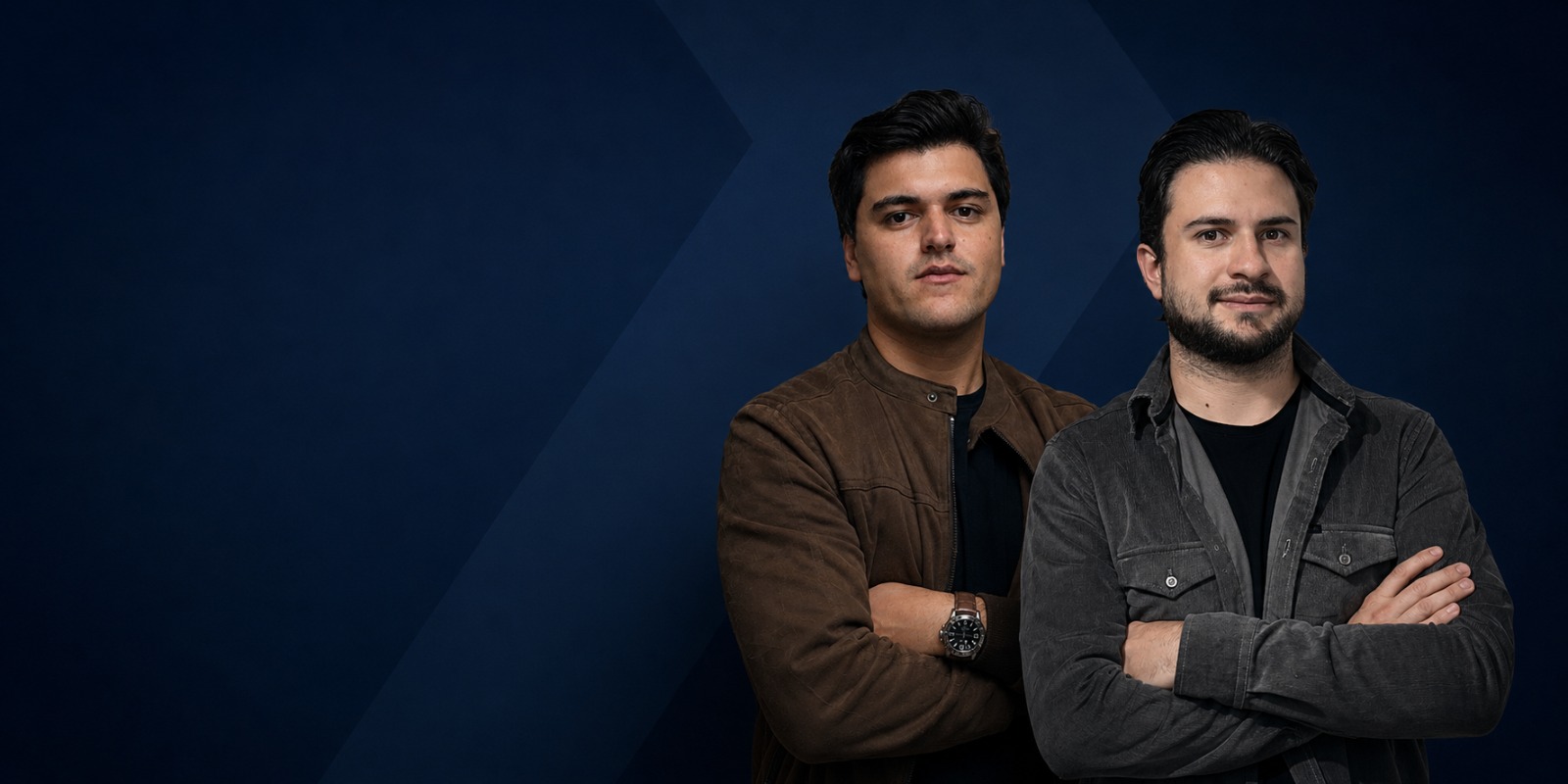Victor Soares e Vinícius Ribeiro, fundadores da V2